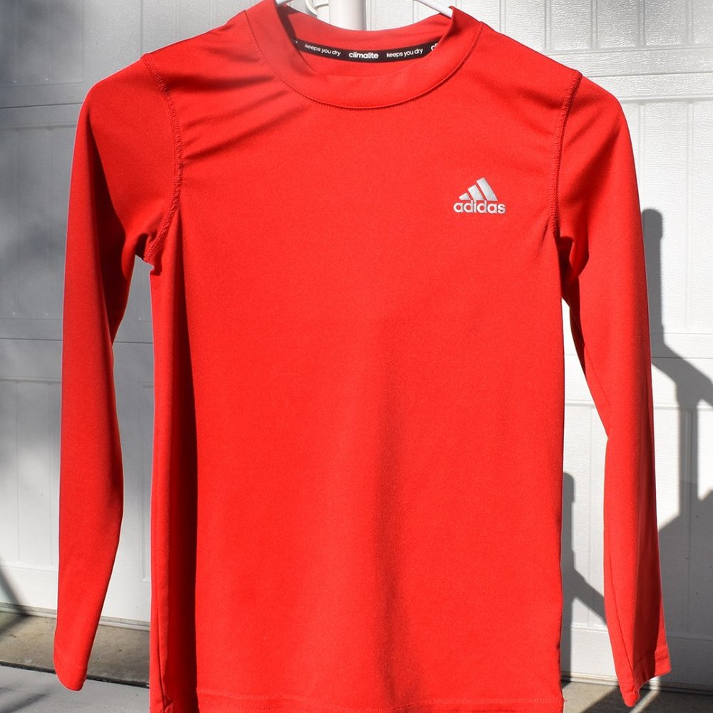 Adidas Youth Boys Climalite Shirt - Size Small (8)